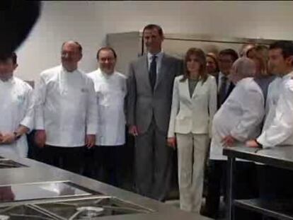 Los Príncipes inauguran el Basque Culinary Center con la ausencia de Bildu