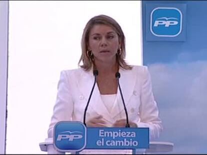 Cospedal: si el PP gana será el primer día del fin de la crisis