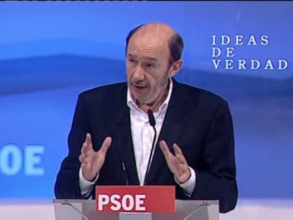 Rubalcaba alerta sobre el exceso de ahorro