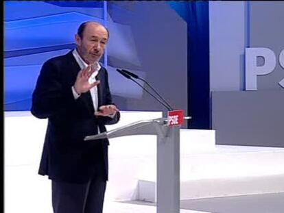 Rubalcaba: “He dicho sobre el ahorro lo mismo que Obama le dice a Europa”