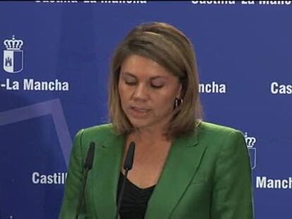 Cospedal: "Algunos profesores tendrán que dar explicaciones a los alumnos" por la huelga