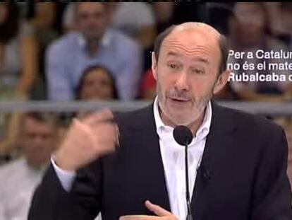 Rubalcaba se postula como el garante del Estado de bienestar frente a los recortes