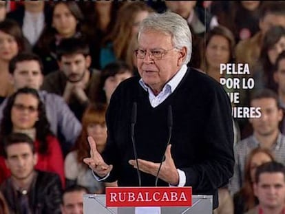 González insinúa que el PP quería retrasar el fin de ETA