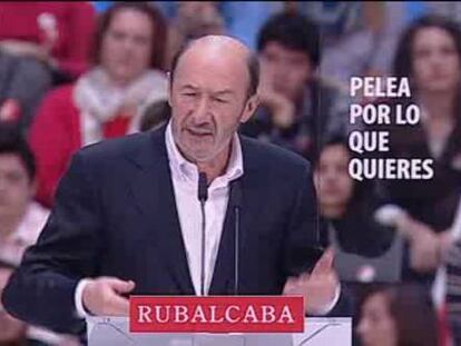 Rubalcaba reivindica a Zapatero: “José Luis, has hecho muchísimo”