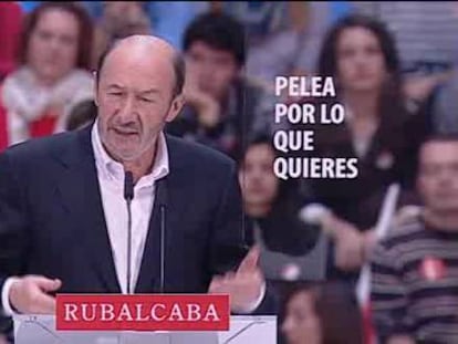 Rubalcaba reivindica a Zapatero: “José Luis, has hecho muchísimo”