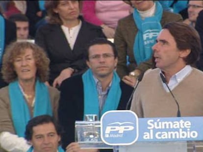 Aznar, sobre ETA: "¿Qué hay que negociar
con los derrotados? Nada"