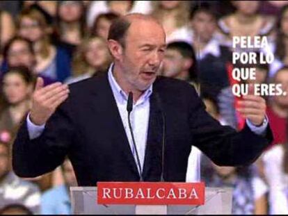 Rubalcaba advierte que Rajoy “no peleará en Bruselas y seguirá el dictado de Aznar”