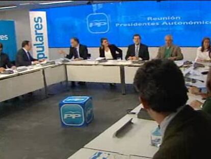 Feijóo, Valcárcel y Basagoiti no asisten al reunión con el líder popular en Génova.