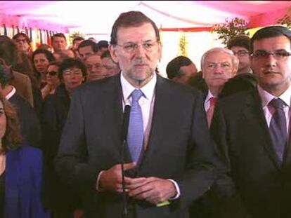 Rajoy:"Estamos a favor de la reforma de los tratados"