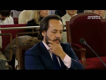 El Bigotes solo habla en el juicio para exculpar al expresidente Camps