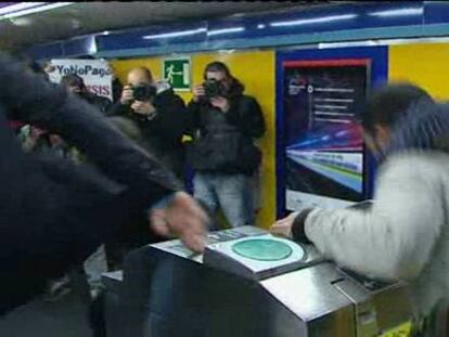 Protesta del colectivo Yo no pago