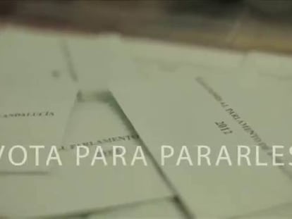 Un vídeo del PSOE andaluz pide el voto "para parar" al PP y los recortes
