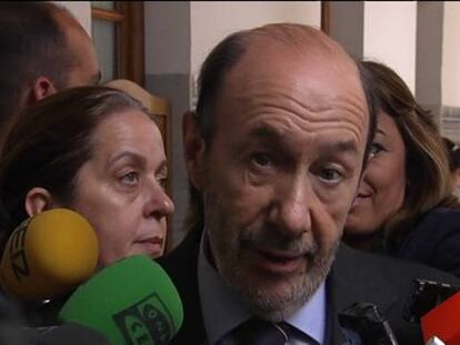 Rubalcaba: “Estamos en una etapa distinta en la política antiterrorista”