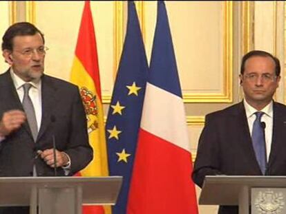 Rajoy y Hollande redoblan la presión sobre el Banco Central Europeo