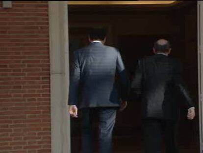 Rajoy y Rubalcaba retoman el diálogo sobre Europa y la ayuda a los bancos