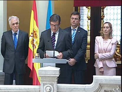 Toma de posesión del nuevo presidente asturiano