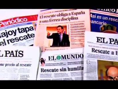 Nuevo vídeo de las Juventudes Socialistas que recoge cómo el Gobierno del PP pasó de negar que iba a haber rescate a pedir un rescate a la banca, negando después que fuera tal.