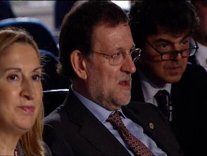 El presidente español Mariano Rajoy fue presentado erróneamente en la conferencia de Río.