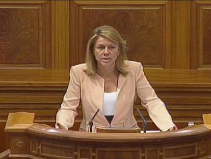 Cospedal propone reducir a la mitad los diputados de Castilla-La Mancha