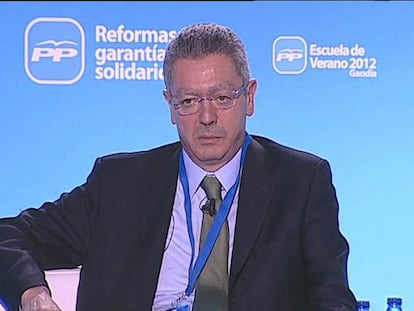 Gallardón: “España admira a Cataluña, que debería aspirar al liderazgo”