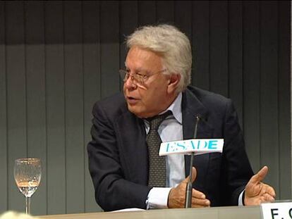 Felipe González: “La mejor estructura de Estado es la federal”