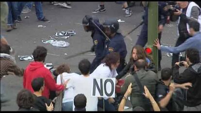 Cargas Policiales el 25-S.