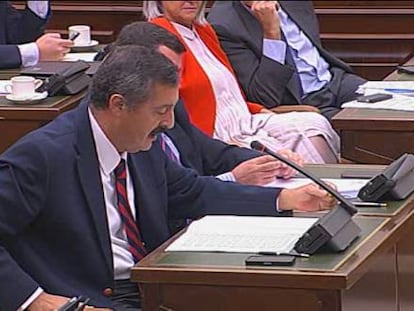 El diputado del PP condenado por conducir ebrio pide perdón en el Congreso