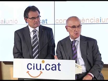 Artur Mas: “Vamos a hablar con ERC y el PSC, pero no vamos a aparcar la consulta”