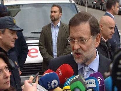 Rajoy: “Con el Rey no he hablado de las elecciones catalanas”