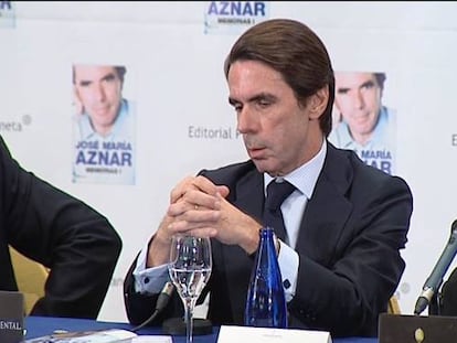 Aznar se remonta a 1934 para explicar la situación catalana