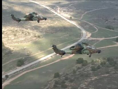 Defensa gasta tres millones en enviar tres helicópteros de ataque Tigre a Afganistán