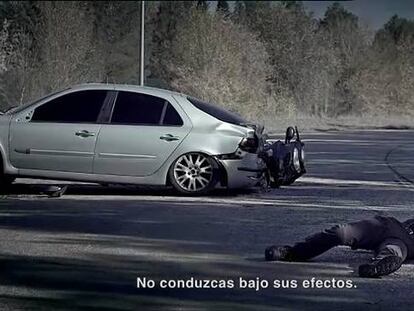 La DGT ha puesto en marcha una campaña publicitaria, coincidiendo con las cenas y comidas navideñas, en la que advierte sobre el consumo de alcohol y drogas cuando se va a conducir.