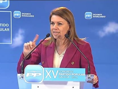 Cospedal: “Vamos a mostrar nuestras cuentas a todos los españoles”