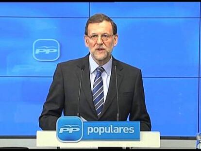 Rajoy niega los ingresos y descarta dimitir