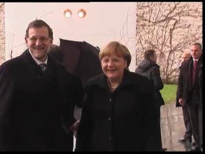 Rajoy viaja a Berlín en plena crisis para pedir un impulso a la economía europea
