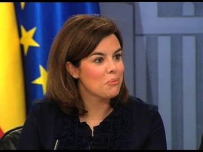 Santamaría afirma que Rajoy publicará su renta “probablemente mañana”