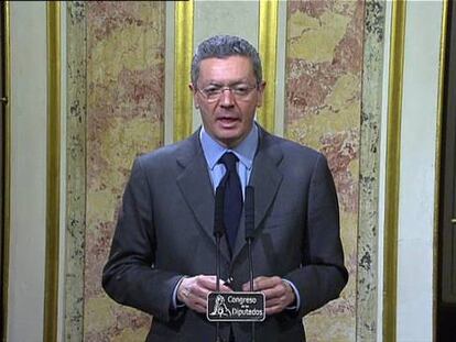 Gallardón anuncia ahora la rectificación parcial de la polémica ley de tasas