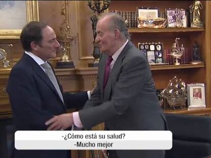 El Rey pasó por el hospital el miércoles para resolver una luxación de cadera