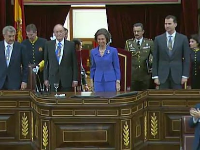 El PP frena las iniciativas sobre el Rey en el Congreso