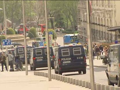 La policía teme que grupos violentos busquen sembrar el caos en el 25-A