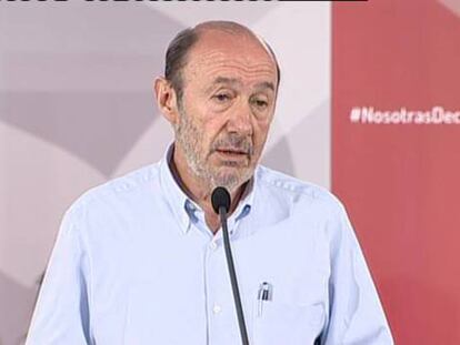 Rubalcaba llama a la movilización social para frenar la ley del aborto en la calle