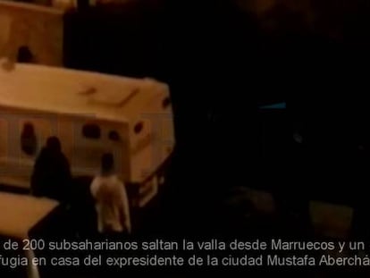 El cerco policial a los inmigrantes que saltaron la valla en Melilla