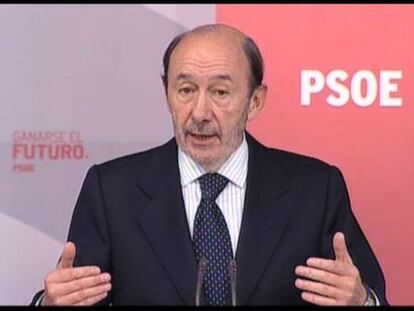 Rubalcaba: “Le pido a Bruselas que escuche, que no conteste sin pensar”