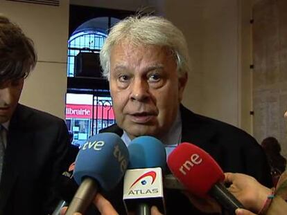 González sobre Aznar: “Si quiere, que vuelva, pero no como salvador”