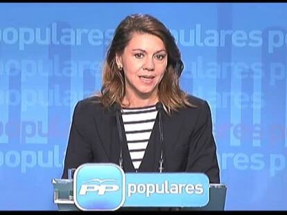 Cospedal defiende a Barberá: “Es la mejor alcaldesa y que siga por mucho”