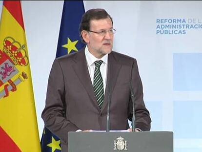 Rajoy plantea una reforma del Estado supeditada a pactos con los barones