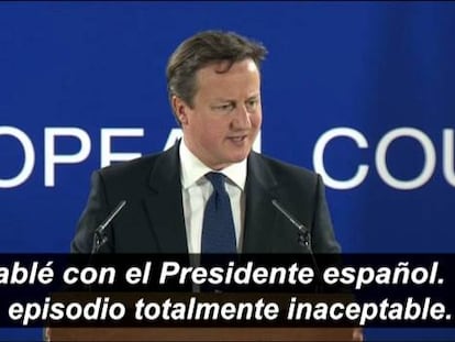 Cameron reprocha a Rajoy las “incursiones inaceptables” en Gibraltar