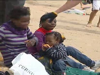Desembarco con niños en Melilla y huida a la carrera hasta la comisaría