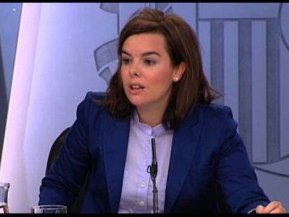 Santamaría rechaza hablar de los “sustitutos” de Rajoy, ella incluida