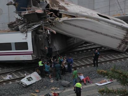Catástrofe ferroviaria en Galicia
